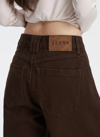 coffee straight jeans