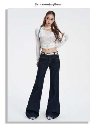 denim flare jeans
