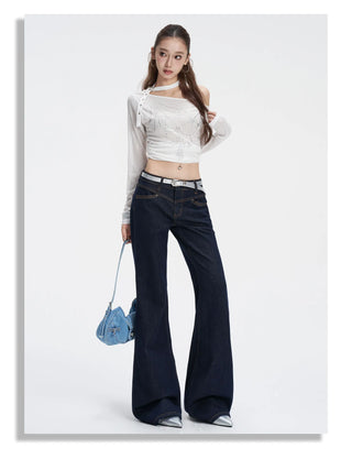 denim flare jeans