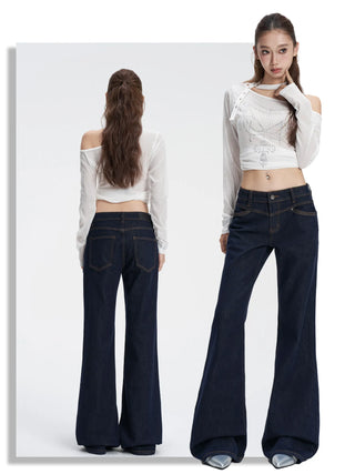 denim flare jeans