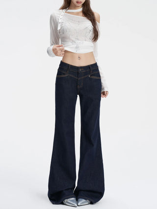 denim flare jeans