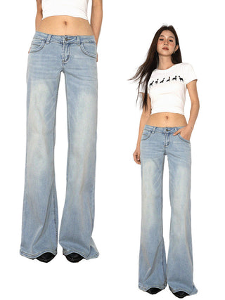 black bell-bottom jeans