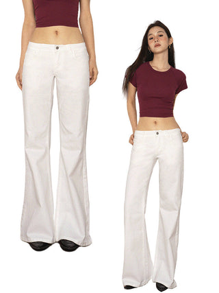 black bell-bottom jeans