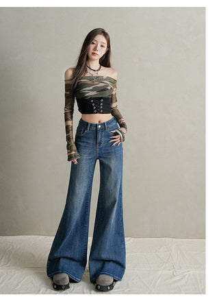 velvet flare jeans