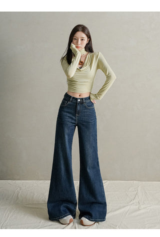 velvet flare jeans
