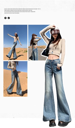 blue flare jeans