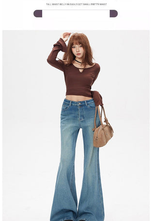mink wide jeans