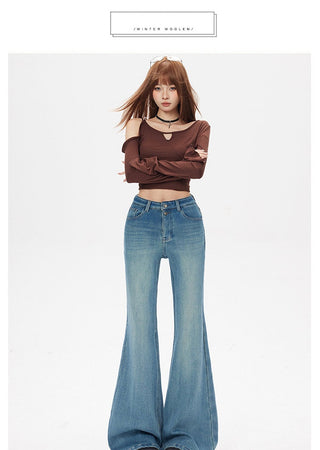 mink wide jeans