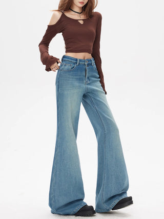 mink wide jeans
