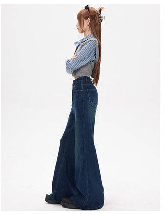 mink wide jeans