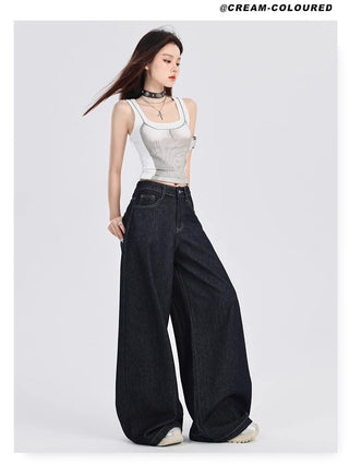 dark mop jeans