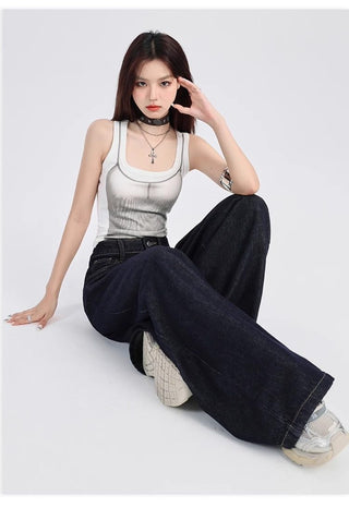 dark mop jeans