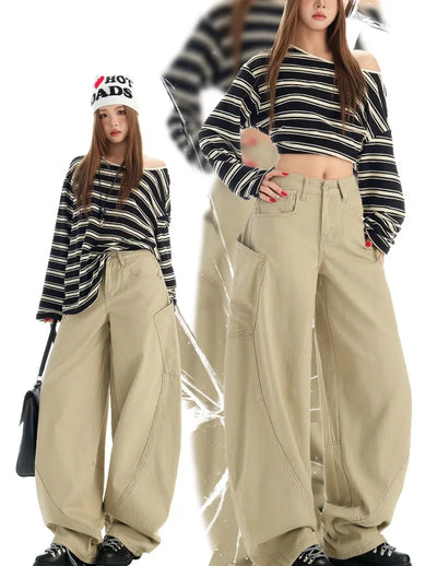 khaki cargo pants