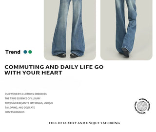 no-leg flared pants