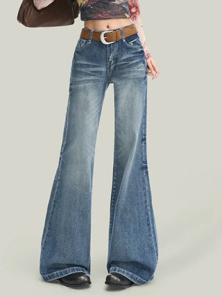 no-leg flared pants