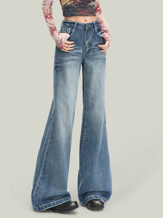 no-leg flared pants