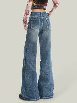 no-leg flared pants