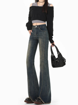 raw hem pants