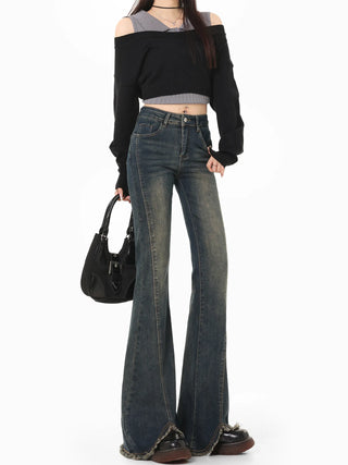 raw hem pants
