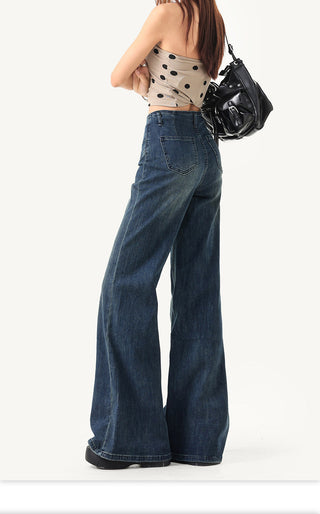 draping flared pants
