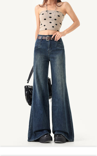 draping flared pants