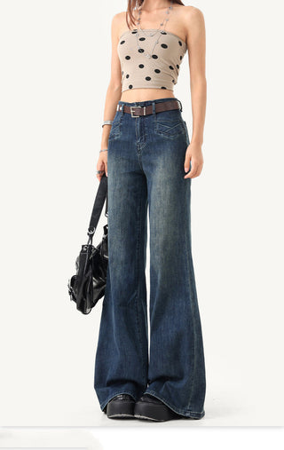 draping flared pants