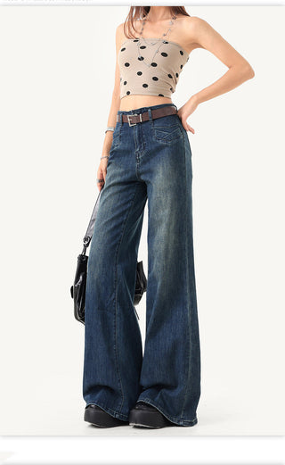 draping flared pants