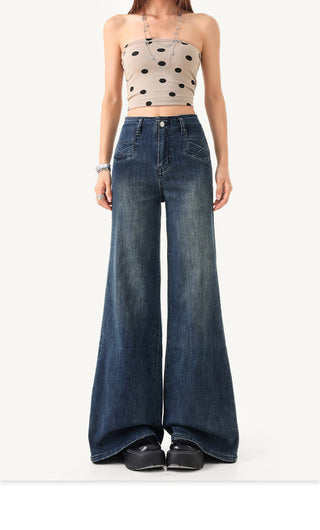 draping flared pants