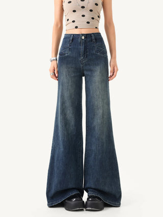 draping flared pants