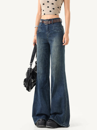 draping flared pants