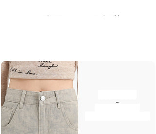 tie-dyed straight pants