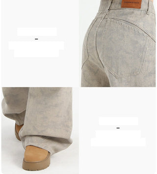 tie-dyed straight pants