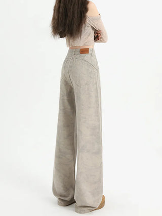 tie-dyed straight pants