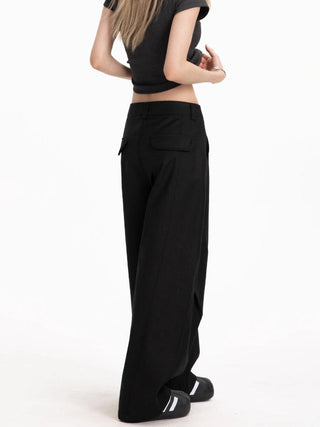 black casual pants