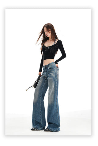 cat beard jeans
