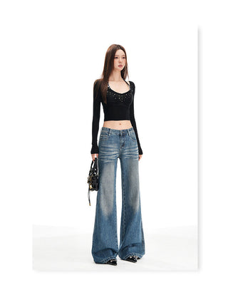 cat beard jeans