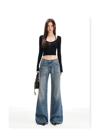 cat beard jeans