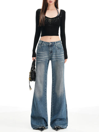 cat beard jeans