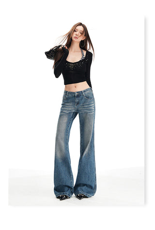 cat beard jeans