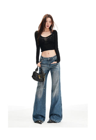 cat beard jeans