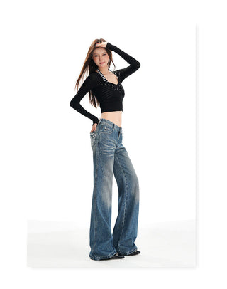 cat beard jeans