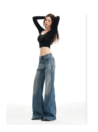cat beard jeans