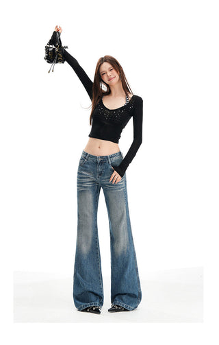 cat beard jeans