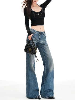 cat beard jeans