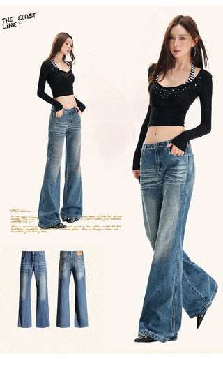 cat beard jeans