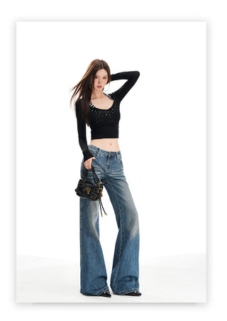 cat beard jeans