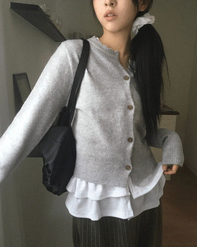 Early Wave Line Knitwear Cardigan