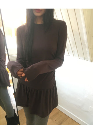 Shunk Frill Layered Mini Dress