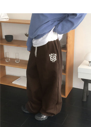 Atl Y2K Patch Color Blocking Banding Training Pants