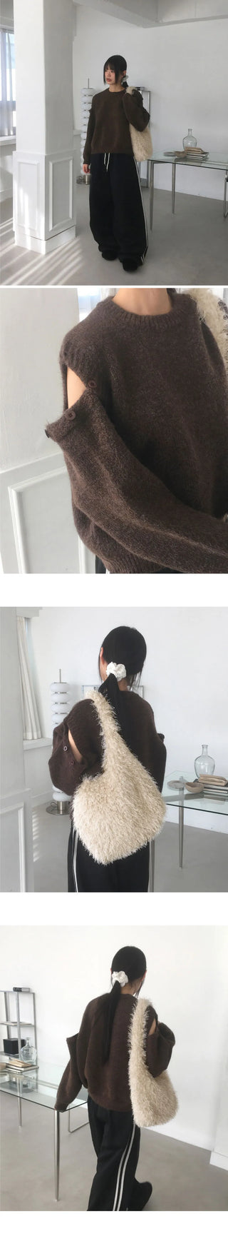 Siang Shoulder Team Button Knitwear